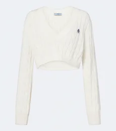 Pull court en coton à logo