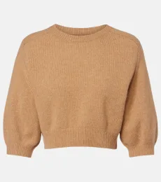 Pull court Lorelai en laine et cachemire Pull court Lorelai en laine et cachemire