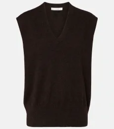 Pull sans manches Levi en cachemire Pull sans manches Levi en cachemire