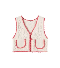 Pull sans manches Sienna en laine mélangée Pull sans manches Sienna en laine mélangée