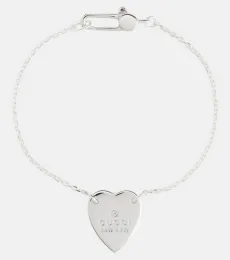 Pulsera de cadena de plata de ley Pulsera de cadena de plata de ley