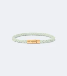 Pulsera trenzada de piel Pulsera trenzada de piel