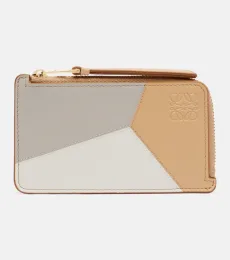 Puzzle leather card case Puzzle leather card case