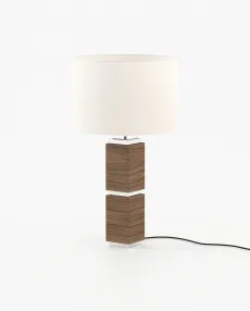 QUENTIN Table & Desk Lamp Walnut Veneer Matte