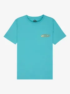 Quik Globe - Boys 8-16 Blue Short Sleeve T-Shirt Quik Globe - Boys 8-16 Blue Short Sleeve T-Shirt