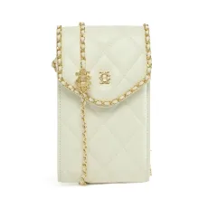 Quilted Chain Crossbody Pouch