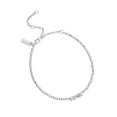 ChloBo Silver Cute Lucky Elephant Anklet - Silver ChloBo Silver Cute Lucky Elephant Anklet - Silver