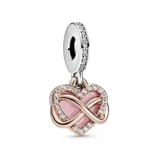 Pandora Sparkling Infinity Heart Dangle Charm Pandora Sparkling Infinity Heart Dangle Charm