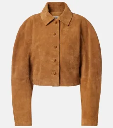 Róhe Cropped suede jacket Róhe Cropped suede jacket