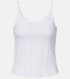 Róhe Pointelle cotton tank top Róhe Pointelle cotton tank top