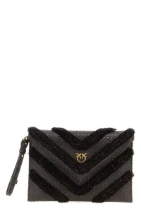 Raffia flat clutch Brown Size U Raffia flat clutch Brown Size U