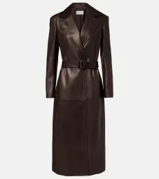 Raisa leather coat