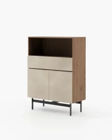 RALPH Bar Cabinet Walnut Veneer Matte RALPH Bar Cabinet Walnut Veneer Matte