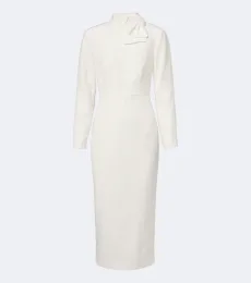 Ramie and silk jacquard cocktail dress Ramie and silk jacquard cocktail dress