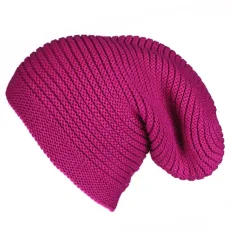 Raspberry Pink Cashmere Slouch Beanie Raspberry Pink Cashmere Slouch Beanie