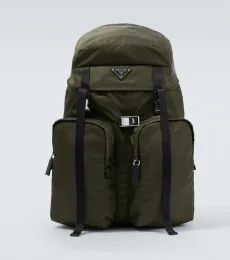 Re-Nylon leather-trimmed backpack Re-Nylon leather-trimmed backpack