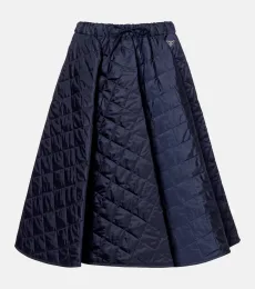 Re-Nylon quilted midi skirt Re-Nylon quilted midi skirt
