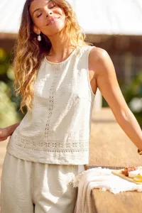 Reflecting Beige Top - XL Reflecting Beige Top - XL