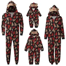 Reindeer Christmas Pyjamas Father Daughter Matching Pajamas Christmas Pj Tops for Family Cotton Xmas Pjs His and Hers Pajama Pants Pajama Family Set Christmas Buy Cheap