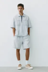 Relaxed Denim Bermuda Shorts Relaxed Denim Bermuda Shorts