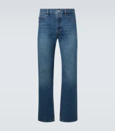 Relaxed distressed straight jeans Relaxed distressed straight jeans