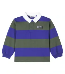 Relz striped cotton polo sweater Relz striped cotton polo sweater