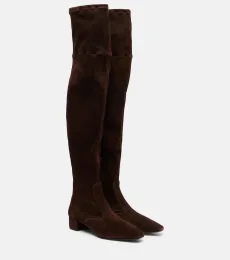 Remi 35 suede over-the-knee boots