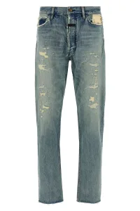 Repaired Classic Pocket Jeans Size Repaired Classic Pocket Jeans Size