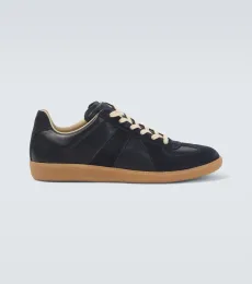 Replica suede and leather sneakers Replica suede and leather sneakers