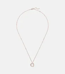 Repossi Antifer 18kt rose gold (7501000) pendant necklace with diamonds Repossi Antifer 18kt rose gold (7501000) pendant necklace with diamonds