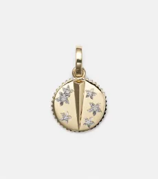 Resilience 18kt gold pendant necklace with diamonds
