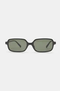 Resin Rectangular Sunglasses - Black