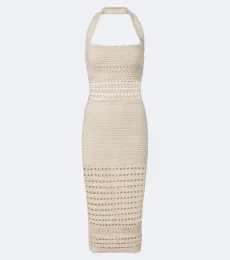Retrofête Robe midi Jaycee en coton mélangé Retrofête Robe midi Jaycee en coton mélangé