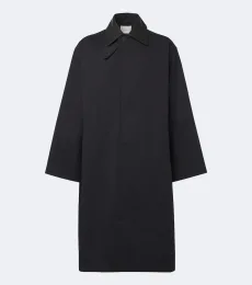 Revere leather-trimmed cotton-blend trench coat Revere leather-trimmed cotton-blend trench coat