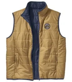 Reversible Quilted Puffer Gilet Mens - Padded Body Warmers for a Man - Sleeveless Down Jacket Mens Gilet - UK Mens Puffer Jacket Sizes S to 4XL
