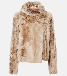 Reversible shearling wrap jacket Reversible shearling wrap jacket