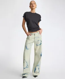 Revival Tie-Dye Lowriders Low Waist Wide Leg Denim - Tie Dye Dreams, Revival Tie-Dye Lowriders Low Waist Wide Leg Denim - Tie Dye Dreams,