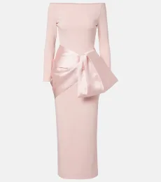 Rhianne satin-trimmed cocktail dress Rhianne satin-trimmed cocktail dress