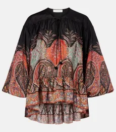 Rhiannon ruffled silk top Rhiannon ruffled silk top