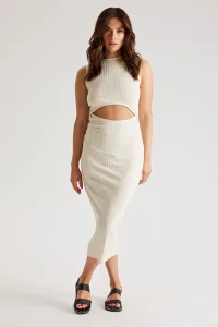 Rib Cut Out Midi Dress 14 Rib Cut Out Midi Dress 14