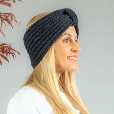 Rib Knit Cashmere Ear Warmer Rib Knit Cashmere Ear Warmer