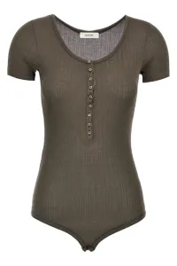 Ribbed body - Brown