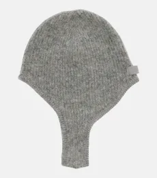 Ribbed-knit alpaca and wool-blend hood Ribbed-knit alpaca and wool-blend hood