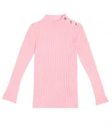 Ribbed-knit virgin wool sweater Ribbed-knit virgin wool sweater