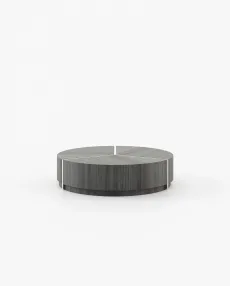 RIGA Coffee Table Grey Eucalyptus Veneer Matte RIGA Coffee Table Grey Eucalyptus Veneer Matte