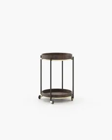 RILEY Nest & Side Table Smoked Eucalyptus Veneer Matte RILEY Nest & Side Table Smoked Eucalyptus Veneer Matte