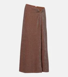 Ring-detail midi skirt Ring-detail midi skirt