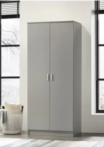Rio Costa 2 Door Wardrobe in Light Grey