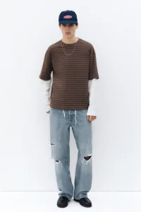 Ripped Straight-Leg Jeans Ripped Straight-Leg Jeans