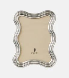 Ripple platinum-plated picture frame